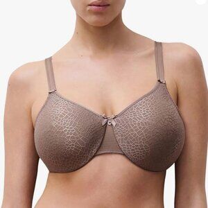 Chantelle C Magnifique Seamless Unlined Minimizer Bra Hazelnut Size 34DDDD